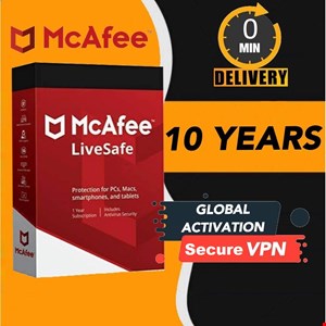 آنتی ویروس مکافی لایو سیف 1 کاربره 10 ساله