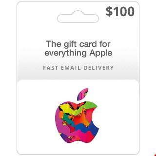 گیفت کارت اپل آیتونز 100 دلاری 